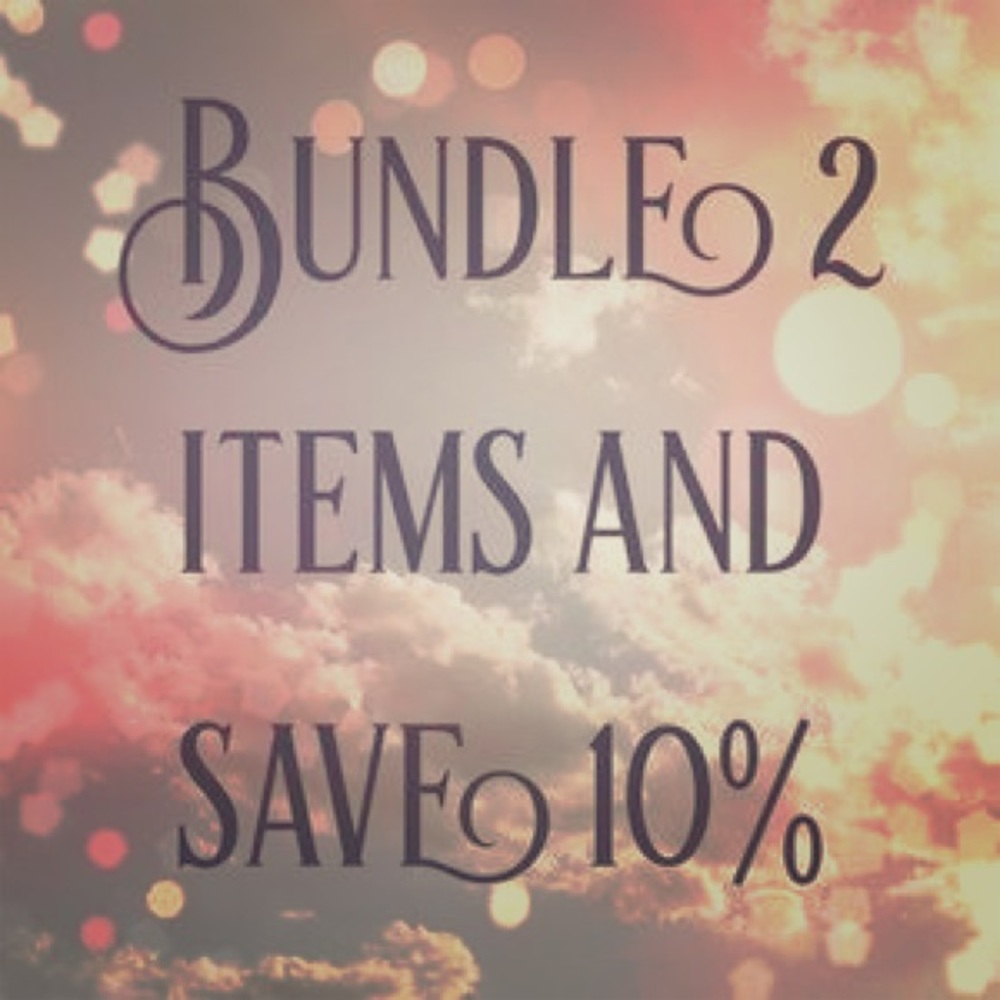BUNDLE AT LEAST 2 ITEMS AND GET 10% OFF! 💥💥💥